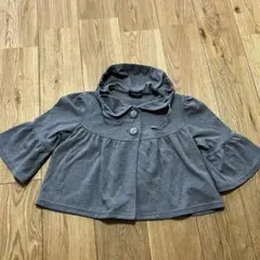 カーディガン グレー トップス