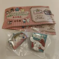 東京限定サンリオキャラクターご当地ピンズコレクション2個セット