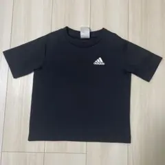 【美品】adidas キッズ Tシャツ 120cm ブラックのサムネイル