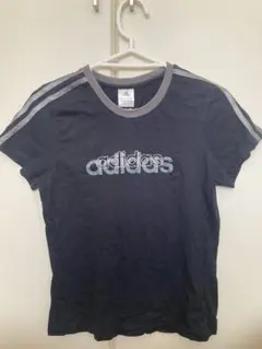 adidas 半袖Tシャツ ダークグレー アジアサイズL