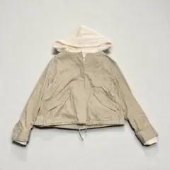 即日発送！earth アーシー 2wayジャケット ベージュ マウンテンパーカー