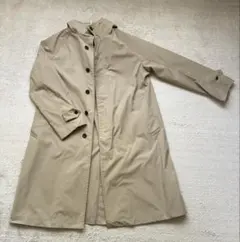 ベージュ フード付き トレンチコート