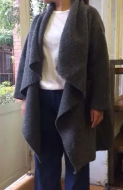 NATURAL LAUNDRY イタリーウールケープコート