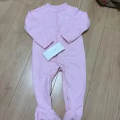 新品未使用タグ付き Ralph Laurenピンクのロンパース 6M