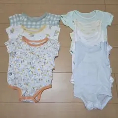 コニー Konny Newborn コットン メッシュ ボディスーツ