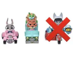 ディズニー ズートピア2 プルバックカーセット