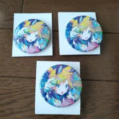 プロセカ　鏡音レン　グリッター缶バッジ グリ缶　vol.42 C 3点セット