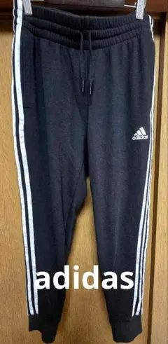 adidas ブラック ジョガーパンツ　サイズJ/L　165 /70　未使用