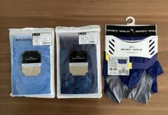グンゼ ボディワイルド ボクサーブリーフ 前とじ 日本製 青系 ３点 メンズLのサムネイル