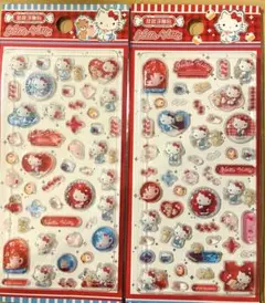 サンリオ　キティーちゃん　立体シール2枚セット　海外限定