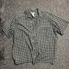 90s CHEROKEE シアサッカー オープンカラー シャツ