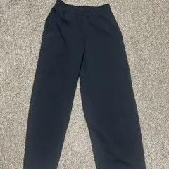 UNIQLO C スウェットワイドパンツ 黒 丈標準 S ユニクロc