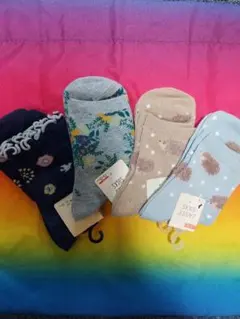 靴下4足セット 23〜25センチ