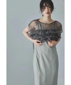 極美品 ANDRESD アンドレスド ワンピース パーティードレス М ロング