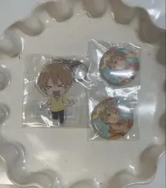 すとぷり　るぅとくん　缶バッチ　アクリルキーホルダー