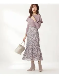 プロポーション♡フラワーレースマーメイドスカート