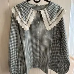 ehka sopo エヘカソポ チェックブラウス