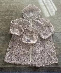 プティマイン 恐竜柄レインコート 120-130