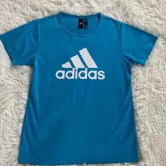 ★美品★adidas 半袖 CLIMALITE パフォーマンスロゴ 3ストライプのサムネイル