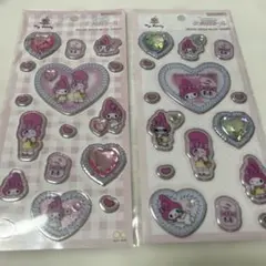 【正規品】キラキラジュエルシール　エスターバニー　マイメロディ　2枚セット