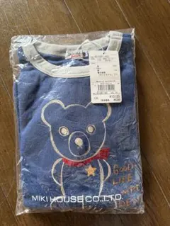 MIKI HOUSE クマ刺繍 長袖カットソー　新品　130