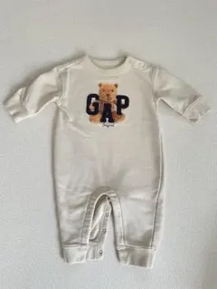 ベビー服　BabyGAP クマ刺繍ロンパース　60cm
