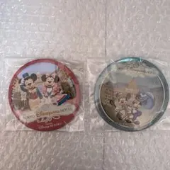 ディズニーリゾート　東京ディズニーランドホテル　缶バッジ　2点セット