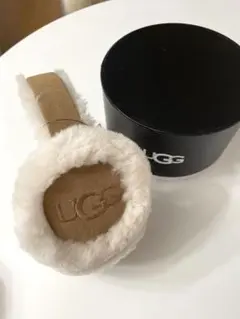 新品正規品 UGG イヤーマフ W シープスキン エンブロイダリー チェスナット