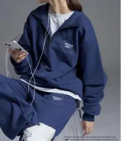 【Reebok × CIAOPANIC TYPY】
ハーフジップスウェット