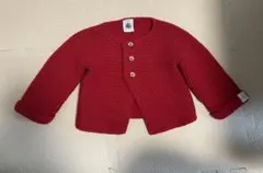 プチバトー ベビー服 カーディガン