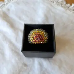 多色ビーズリング