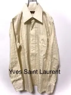 イヴサンローラン　Yves Saint Laurent  ワイシャツ　イエロー