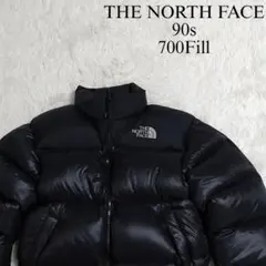 【90s】ノースフェイス 700フィル 肉厚 ヌプシ ダウンジャケット