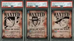 【PSA10 連番】三兄弟 ルフィ エース サボ sp 手配書 受け継がれる意志