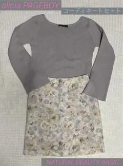 NATURAL BEAUTY BASIC alicia PAGEBOY セット