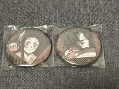 鬼滅の刃 ダイニング お楽しみくじ 缶バッジ 胡蝶しのぶ カナエ