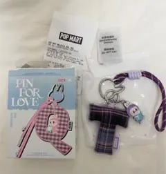 【T】 LABUBU PIN FOR LOVE アルファベット ペンダント