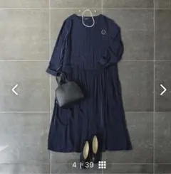 専用　新品「祝福の日を、私らしく」セミフォーマルドレス　ウエストギャザー