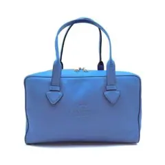 【美品】LOEWE ロエベ　ヘリテージ　ロゴ型押し　ボストンバッグ　ハンドバッグ