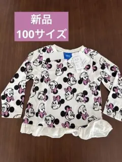 【新品】ミニー　ロンT 100サイズ