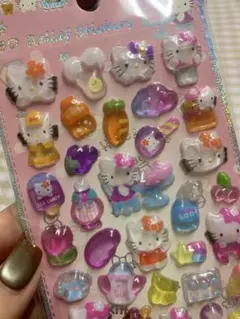 ハローキティ 立体シール