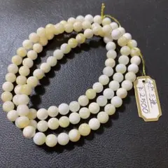 最終値下げ‼️ゴールデンシャコガイ3連ブレスレット兼ネックレス天然石