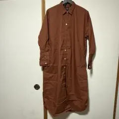 GAP ブラウン シャツワンピース Lサイズ