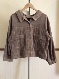 ダブルクローゼット コーデュロイ Ｇジャン レースアップ ビッグシルエット 秋冬