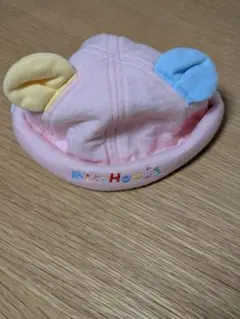 美品　ミキハウス　帽子　くま耳付き　42㎝