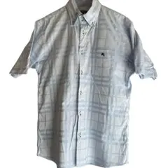 BURBERRY BLACK LABEL★2 M 半袖シャツ チェック柄 廃番