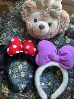 ディズニーキャラクター カチューシャ2点&シェリーメイポシェット セット