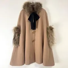 2026年最新】LANVIN en Bleu 季節感：冬 レディース ポンチョ・ケープ