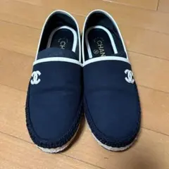 エスパドリーユ　シャネル　美品　値下げ エスパドリーユ - ラムスキン、ブラック — ファッション | CHANEL シャネル