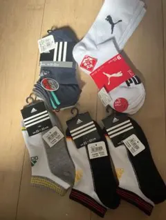 アディダス プーマ 靴下 9足 まとめ売り
